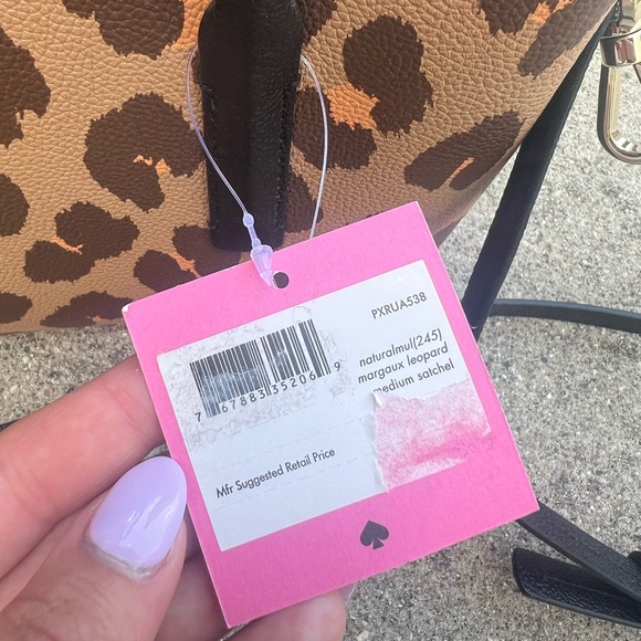 Kate Spade Margaux leopard medium satchel - Picture 5 of 8